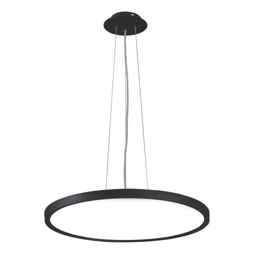 Top Light - Lampadario a sospensione con filo LED dimmerabile REVIT LED/50W/230V 3000-6500K diametro 60 cm nero + telecomando
