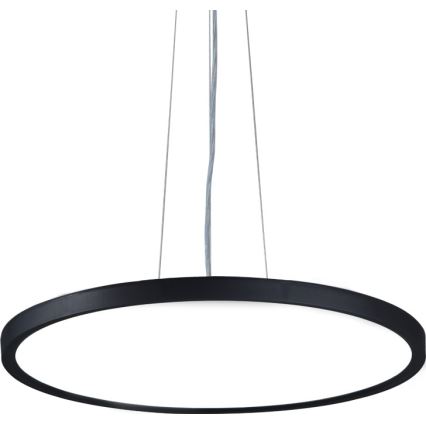 Top Light - Lampadario a sospensione con filo LED dimmerabile REVIT LED/50W/230V 3000-6500K diametro 60 cm nero + telecomando
