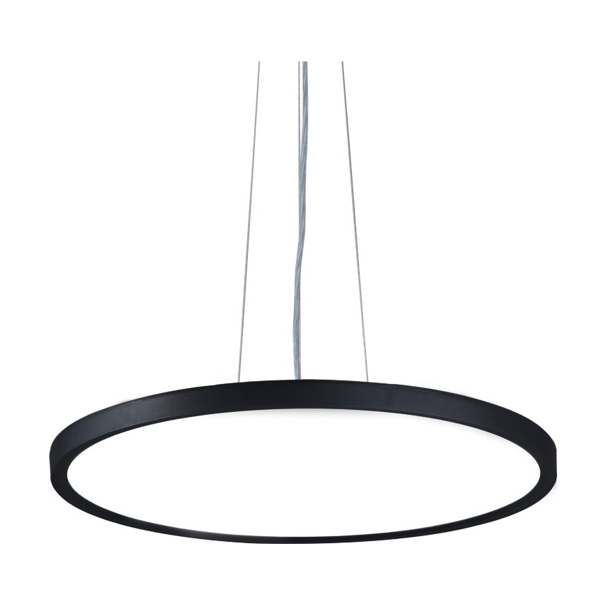 Top Light - Lampadario a sospensione con filo LED dimmerabile REVIT LED/50W/230V 3000-6500K diametro 60 cm nero + telecomando