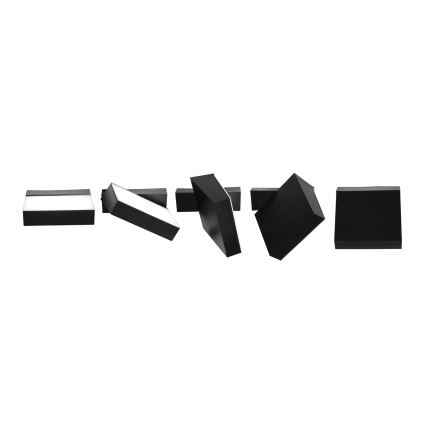 Top Light - LED-Außenwandleuchte FLIP LED/12W/230V 3000/4000/6000K IP54 schwarz