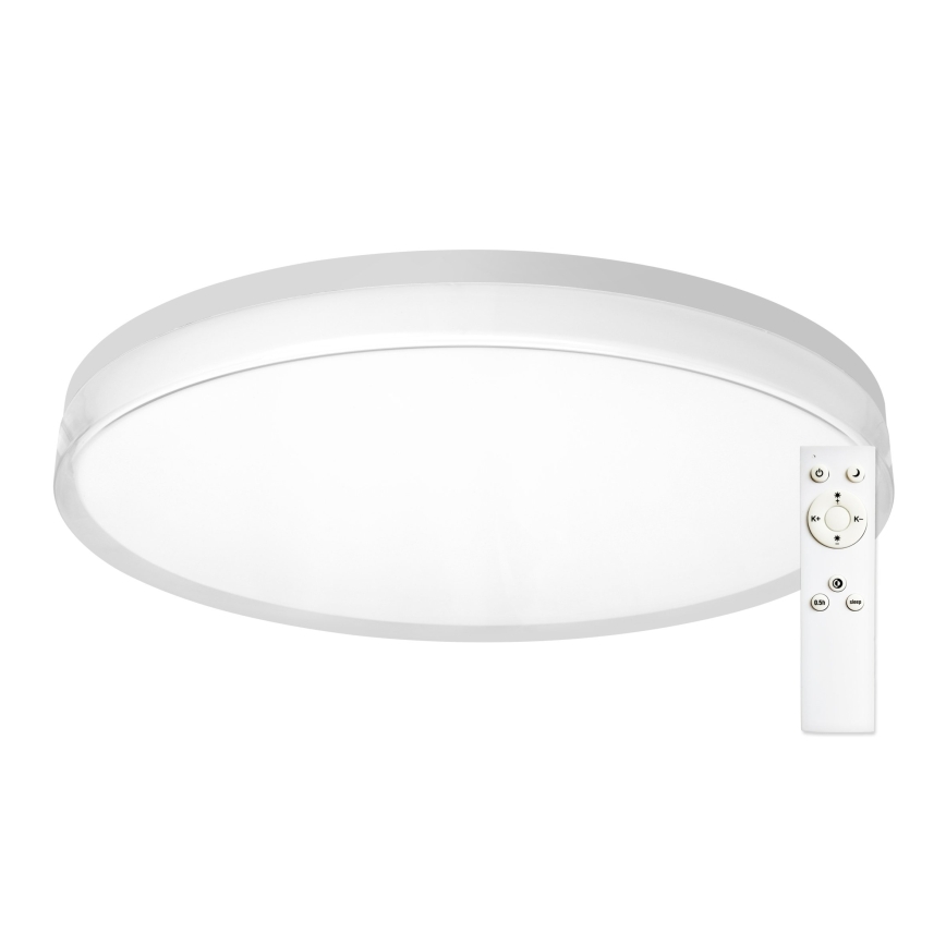 Top Light - dimmbare LED-Badezimmer-Deckenleuchte NEXUS LED/55W/230V 3000-6500K IP44 Ø 48 cm weiß + Fernbedienung