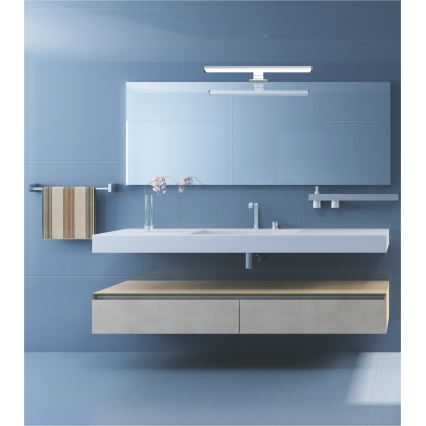 Top Light - LED-Spiegelleuchte für Badezimmerspiegel TEXAS XL LED/10W/230V 3000/4000/6500K IP44 60 cm mattchrom