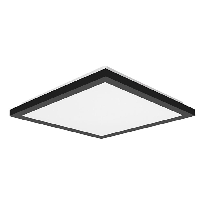 Top Light - LED-Deckenleuchte für Badezimmer ONYX LED/10W/230V IP44 3000/4000/6500K 28x28 cm schwarz