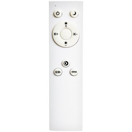 Top Light - Dimmbare LED-Deckenleuchte für Badezimmer PETAL LED/48W/230V IP44 3000-6500K d 48 cm schwarz + Fernbedienung