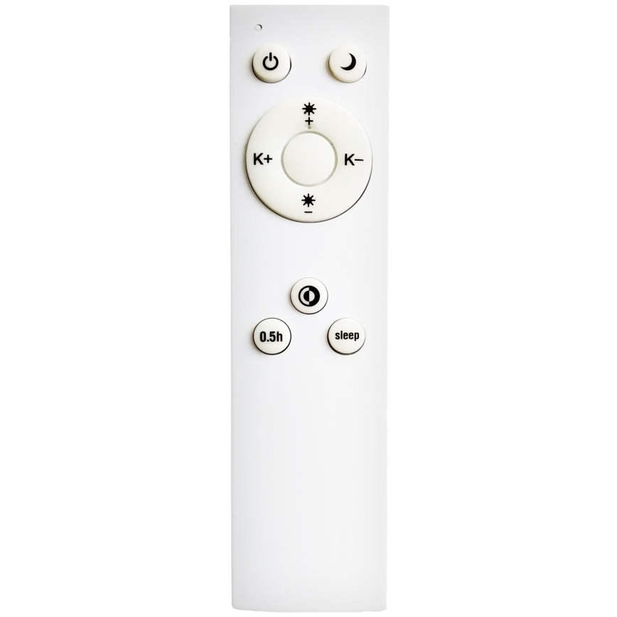 Top Light - Dimmbare LED-Deckenleuchte für Badezimmer PETAL LED/48W/230V IP44 3000-6500K d 48 cm schwarz + Fernbedienung