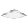 Top Light - LED-Deckenleuchte für Badezimmer SILVER LED/10W/230V IP44 3000/4000/6500K 28x28 cm matt Chrom