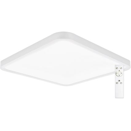 Top Light - Dimmbare LED-Deckenleuchte REVIT LED/36W/230V 3000-6500K 40x40 cm weiß + Fernbedienung