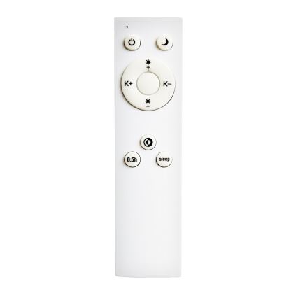 Top Light - Dimmbare LED-Deckenleuchte REVIT LED/36W/230V 3000-6500K 40x40 cm weiß + Fernbedienung