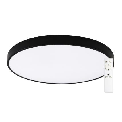 Top Light - LED-dimmbare Deckenleuchte PETAL LED/60W/230V 3000-6500K Ø 59 cm schwarz + Fernbedienung