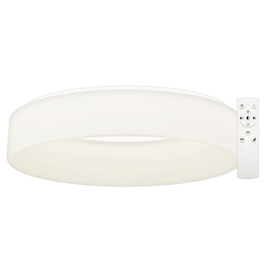 Top Light - LED-dimmbare Deckenleuchte HALO LED/60W/230V 3000–6500K Ø 60 cm weiß + Fernbedienung