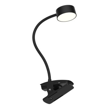 Top Light - LED-dimmbare Touch-Tischlampe mit Clip BELLA LED/4,8W/5V 3000-6500K schwarz