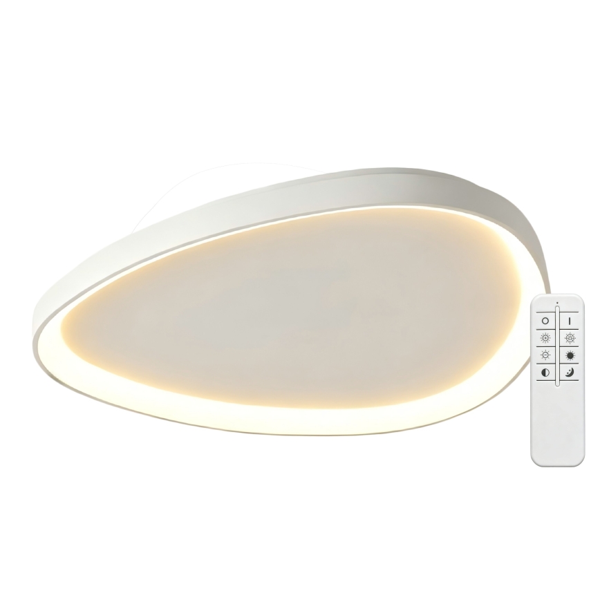 Top Light - Plafoniera LED dimmerabile ECLIPSE LED/55W/230V 3000-6500K Ø 60 cm bianca + telecomando