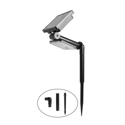 Top Light - Luminaire solaire LED avec capteur 3 en 1 ZENITH LED/10W/3,7V 3000/4000/6500K IP54 2400 mAh