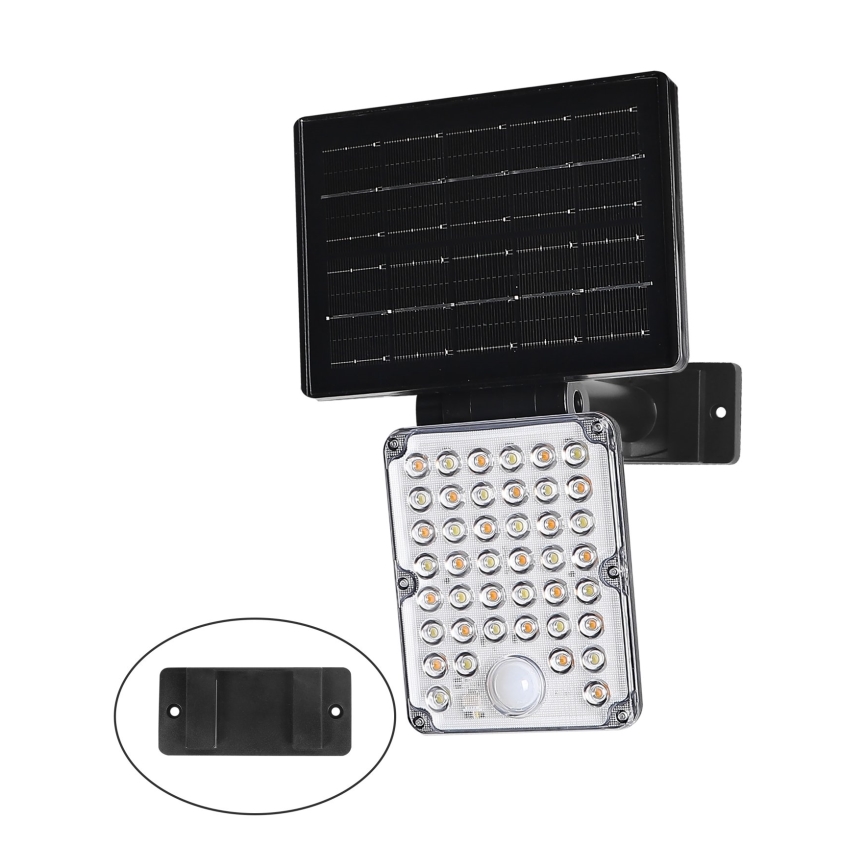 Top Light - Lampada solare a LED con sensore 3 in 1 ZENITH LED/10W/3,7V 3000/4000/6500K IP54 2400 mAh