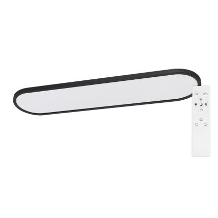 Top Light - LED dimmable luminaire de plafond à montage en surface/suspension OVAL LED/36W/230V 3000-6500K noir + télécommande