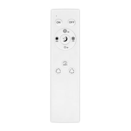 Top Light - LED dimmable luminaire de plafond à montage en surface/suspension OVAL LED/36W/230V 3000-6500K noir + télécommande