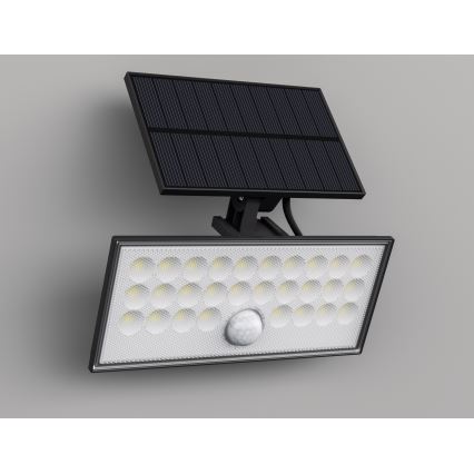 Top Light - LED-Solarwandstrahler mit Sensor HELEON VARIO LED/8W/3,7V IP65 4000K 2200 mAh + Fernbedienung