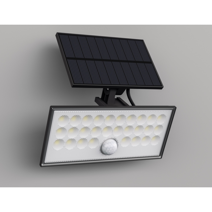 Top Light - LED-Solarwandstrahler mit Sensor HELEON VARIO LED/8W/3,7V IP65 4000K 2200 mAh + Fernbedienung