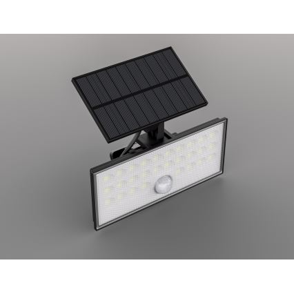 Top Light - LED-Solarwandstrahler mit Sensor HELEON VARIO LED/8W/3,7V IP65 4000K 2200 mAh + Fernbedienung