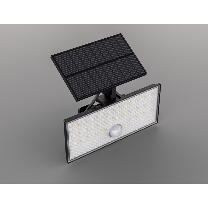 Top Light - LED-Solarwandstrahler mit Sensor HELEON VARIO LED/8W/3,7V IP65 4000K 2200 mAh + Fernbedienung