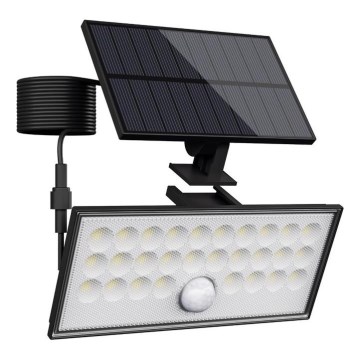 Top Light - LED-Solarwandstrahler mit Sensor HELEON VARIO LED/8W/3,7V IP65 4000K 2200 mAh + Fernbedienung