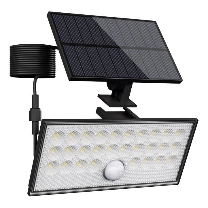 Top Light - LED-Solarwandstrahler mit Sensor HELEON VARIO LED/8W/3,7V IP65 4000K 2200 mAh + Fernbedienung