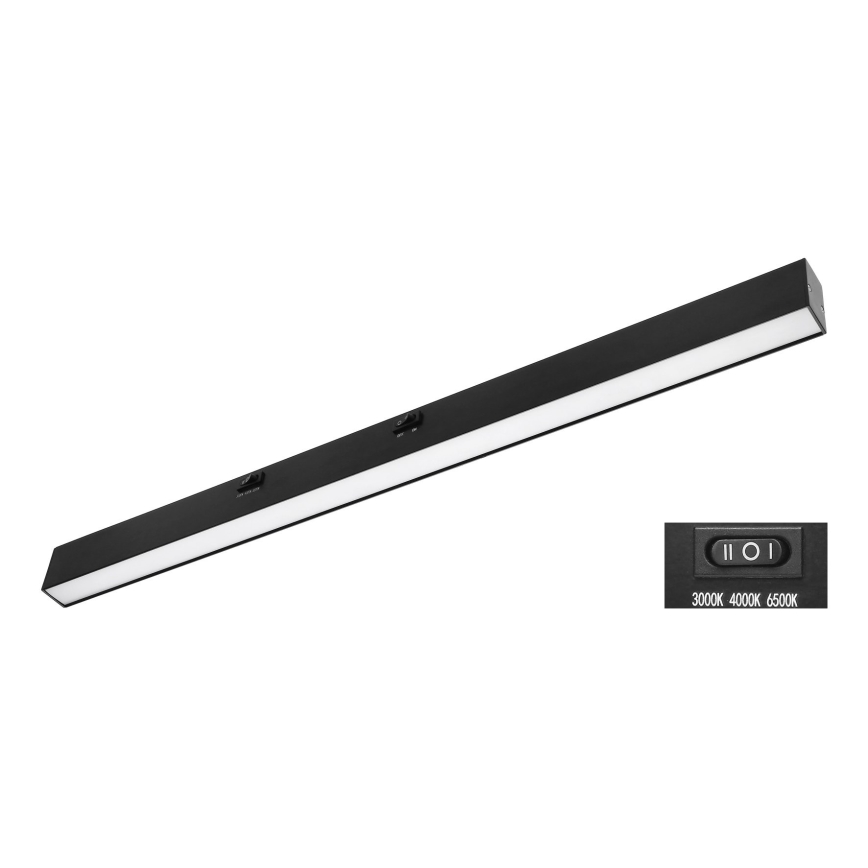 Top Light - LED Unterbauleuchte AXIS LED/15W/230V 3000/4000/6500K 60 cm schwarz