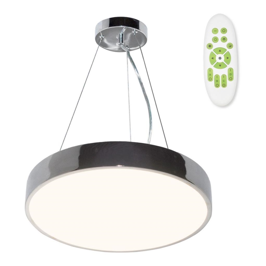 Top Light Métal 40CRZ RC - Suspension filaire à intensité variable METAL LED/51W/230V chrome brillant + télécommande