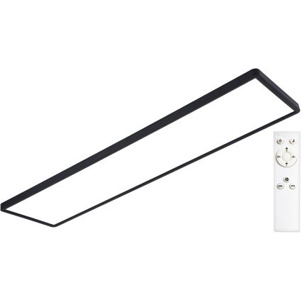 Top Light - Panneau en saillie à intensité variable REVIT LED/70W/230V 3000-6500K 120x30 cm noir + télécommande