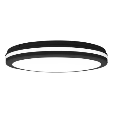 Top Light - Plafoniera da bagno LED COMET LED/40W/230V 3000/4000/6500K IP54 nero Ø 40 cm