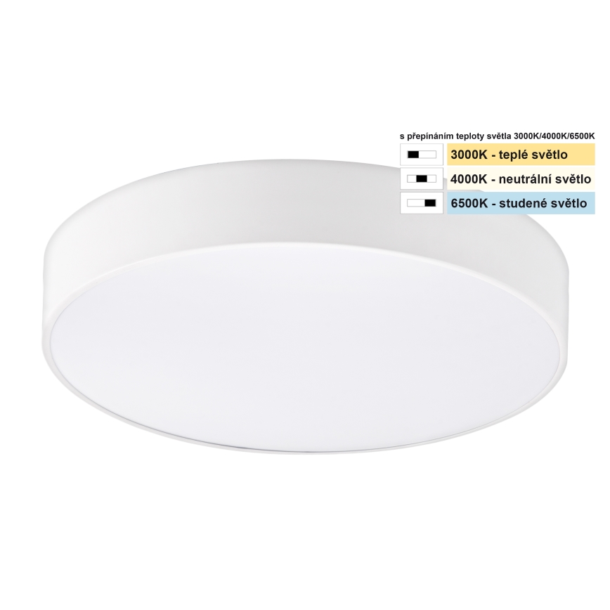 Top Light - Plafoniera LED da bagno PETAL LED/24W/230V IP44 3000/4000/6500K diametro 35 cm bianco