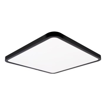 Top Light - Plafoniera LED dimmerabile REVIT LED/50W/230V 3000-6500K 50x50 cm nero + telecomando