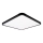 Top Light - Plafoniera LED dimmerabile REVIT LED/50W/230V 3000-6500K 50x50 cm nero + telecomando