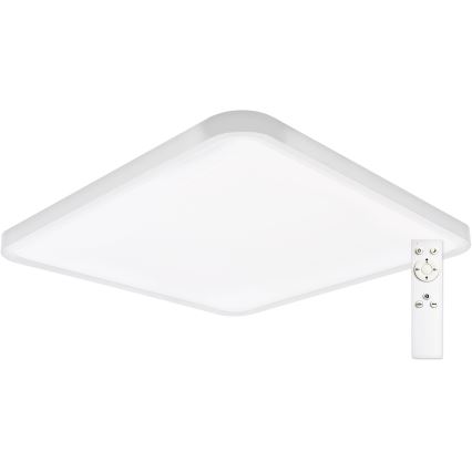 Top Light - Plafoniera LED dimmerabile REVIT LED/50W/230V 3000-6500K 50x50 cm bianco + telecomando