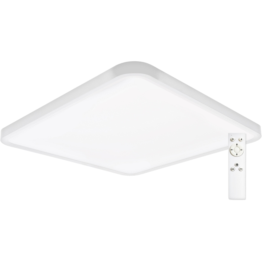 Top Light - Plafoniera LED dimmerabile REVIT LED/50W/230V 3000-6500K 50x50 cm bianco + telecomando