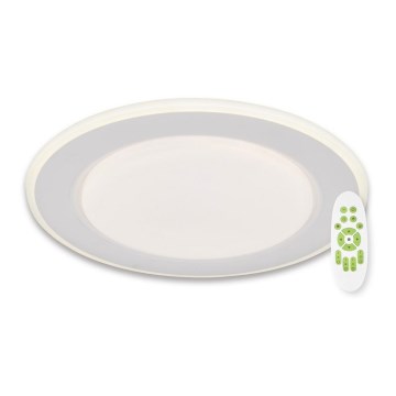 Top Light - Plafonnier à intensité variable LED NORMAN LED/51W/230V d. 39 cm blanc + télécommande