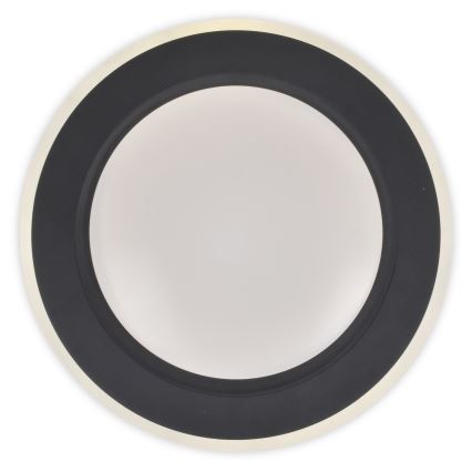 Top Light - Plafonnier à intensité variable LED NORMAN LED/60W/230V d. 49 cm noir + télécommande