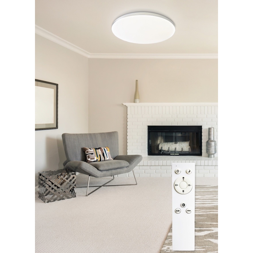 Top Light - Plafonnier à intensité variable LED OCEAN LED/36W/230V 3000-6500K + télécommande