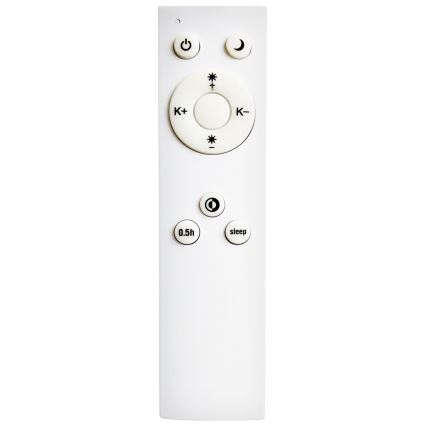 Top Light - Plafonnier à intensité variable SALERNO LED/60W/230V 3000-6500K d. 60 cm blanc + télécommande