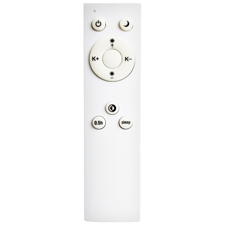 Top Light - Plafonnier à intensité variable SALERNO LED/60W/230V 3000-6500K d. 60 cm blanc + télécommande