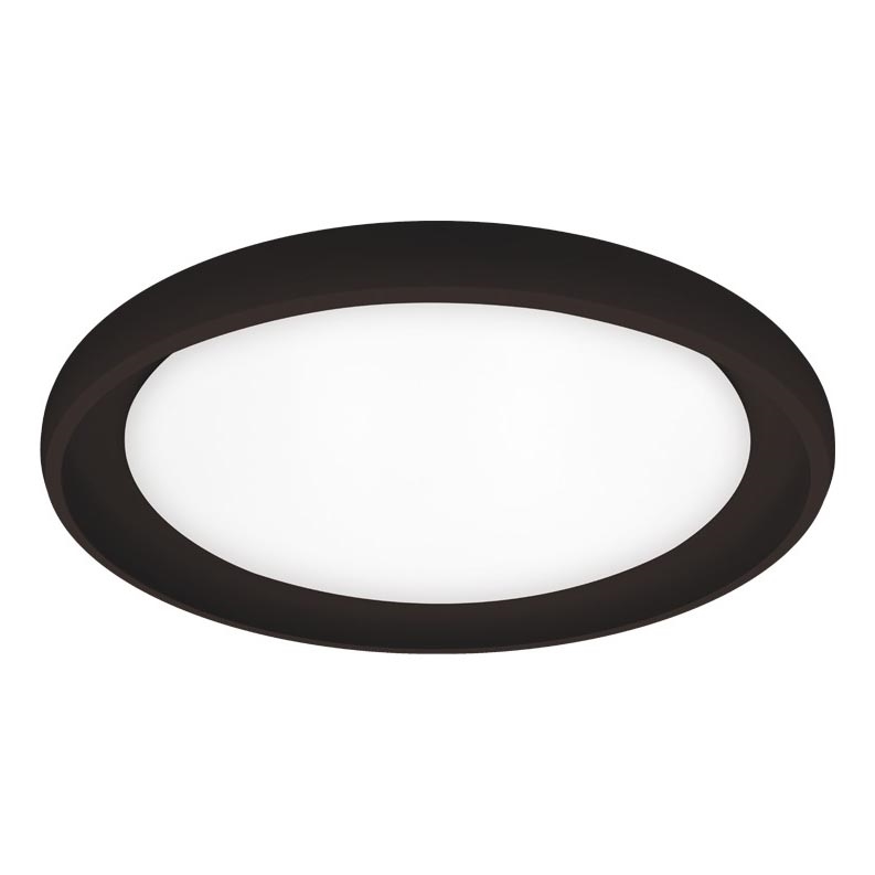 Top Light - Plafonnier à intensité variable SALERNO LED/60W/230V 3000-6500K d. 60 cm noir + télécommande
