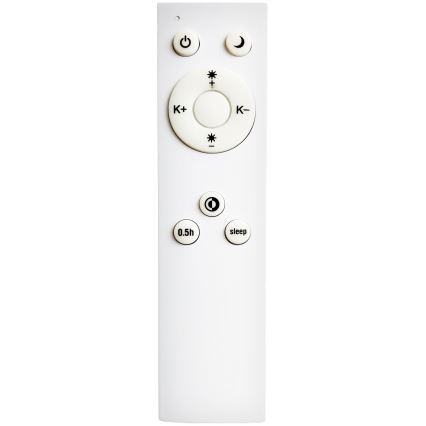 Top Light - Plafonnier à intensité variable SALERNO LED/60W/230V 3000-6500K d. 60 cm noir + télécommande