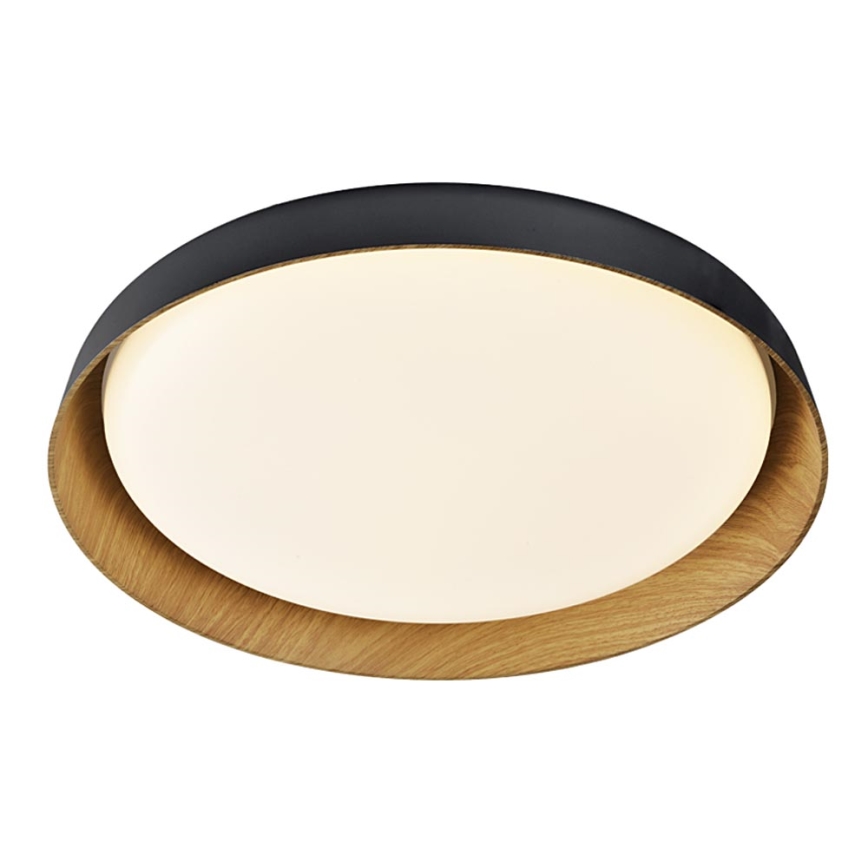 Top Light - Plafonnier à intensité variable SATELLITE LED/36W/230V 3000-6500K d. 43 cm noir/marron + télécommande