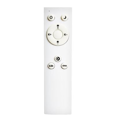 Top Light - Plafonnier LED dimmable PETAL LED/60W/230V 3000-6500K Ø 59 cm blanc + télécommande