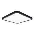 Top Light - Plafonnier REVIT LED/36W/230V 3000-6500K 40x40 cm noir + télécommande