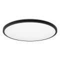 Top Light - Plafonnier salle de bain ONYX LED/18W/230V IP44 3000/4000/6500K d. 34 cm noir