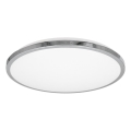 Top Light - Plafonnier salle de bain SILVER LED/10W/230V IP44 3000/4000/6500K d. 29 cm chrome brillant