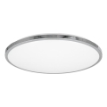 Top Light - Plafonnier salle de bain SILVER LED/18W/230V IP44 3000/4000/6500K d. 34 cm chrome brillant