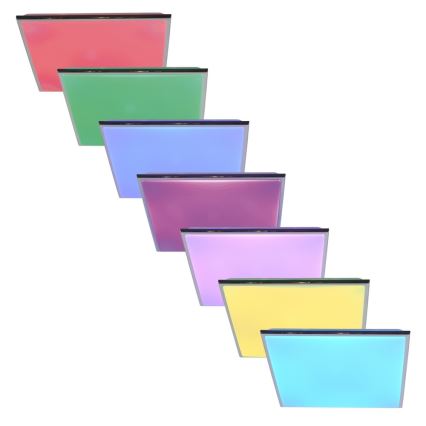 Top Light Silver H MAX SMART - LED RGB dimmbares Deckenleuchte SILVER LED/60W/230V Tuya + Fernbedienung