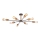 Top Light Star 8 - Deckenleuchte an Stange STAR 8xE27/40W/230V Kiefer